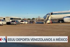 After suspension of repatriation flights, the US deports Venezuelans to Mexico