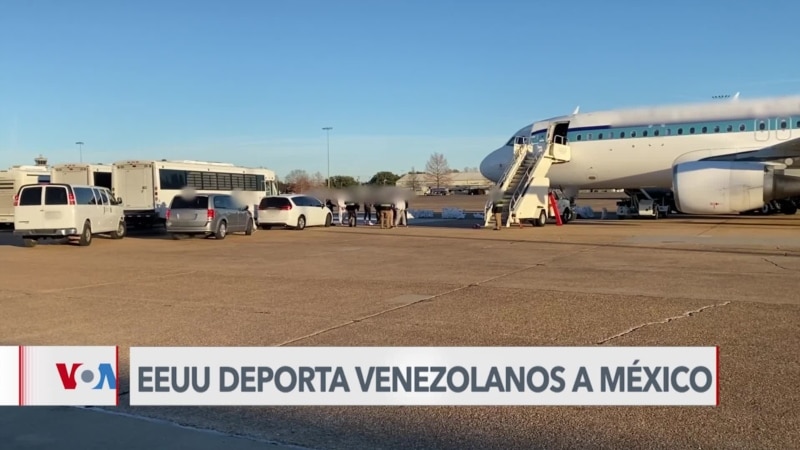 After suspension of repatriation flights, the US deports Venezuelans to Mexico