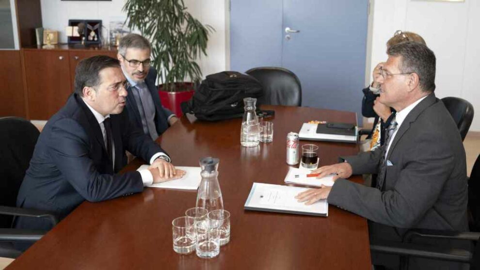 José Manuel Albares has previously met with Maros Sefcovic to coordinate positions on Gibraltar