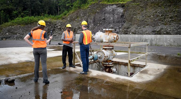 The site of the Dominica geothermal power plant.