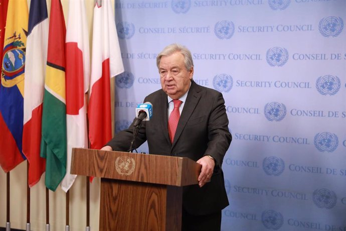 The Secretary General of the United Nations, António Guterres