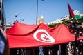 Lawyers in Tunisia begin an indefinite strike to protest the arrest of a lawyer and columnist