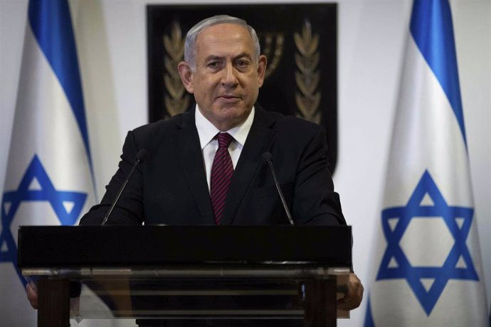 File - Israeli Prime Minister Benjamin Netanyahu