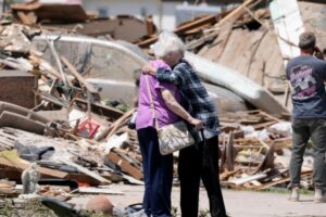 North-central US could see storms while Iowa cleans up tornado damage