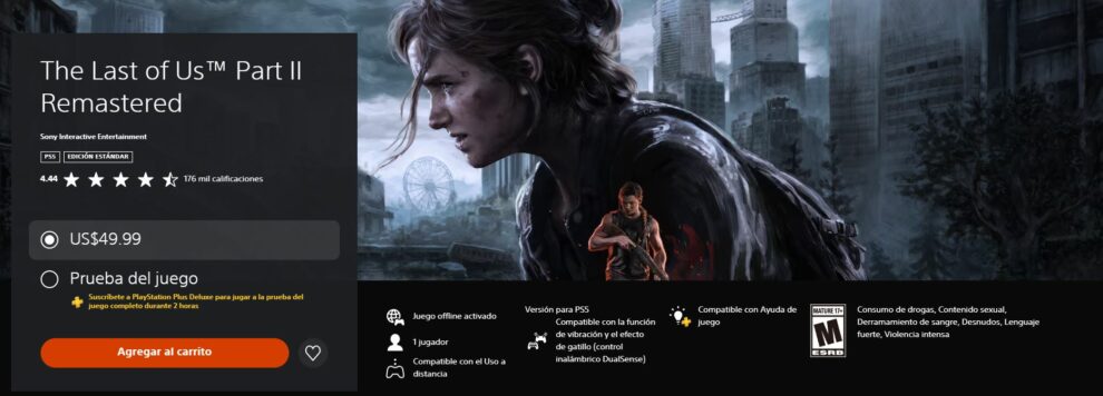 Enjoy The Last of Us Part II Remastered for free with your PS Plus Deluxe subscription