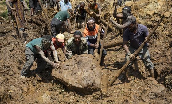 Rescue efforts continue after the landslide in Papua New Guinea, while they estimate more than 2,000 dead