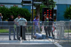 Slovak Prime Minister Robert Fico, in critical condition after being shot in the abdomen