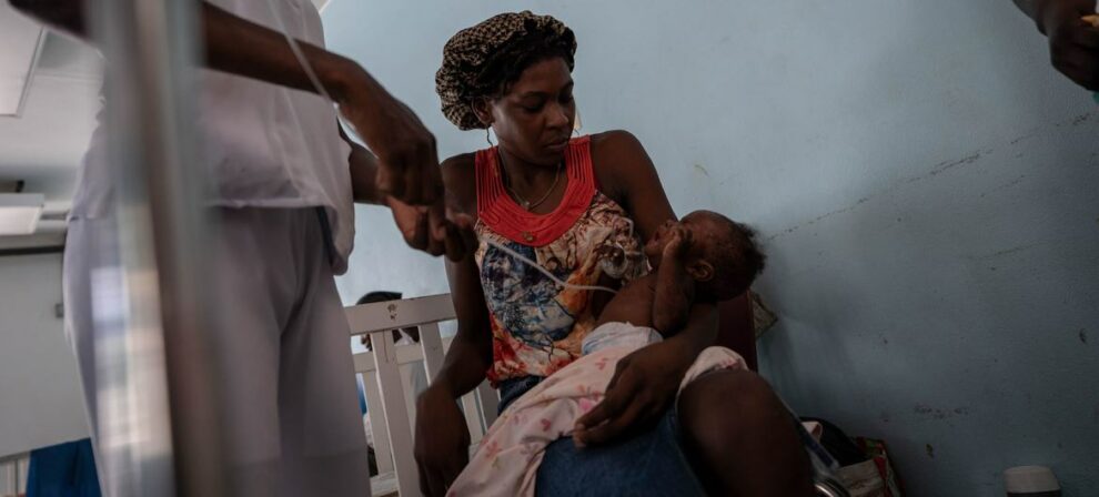 The admission of malnourished children has tripled at the Justinien University Hospital in Cap Haitien, Haiti.