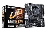 Gigabyte AMD A520 Ultra Durable Motherboard with GbE LAN with Bandwidth Management, PCIe 3.0 x4 M.2, Smart Fan 5, Anti-sulfur Resistor Design