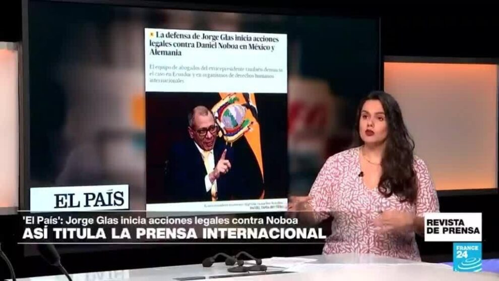 "Jorge Glas's defense begins legal actions against Noboa in Mexico and Germany": 'The country'