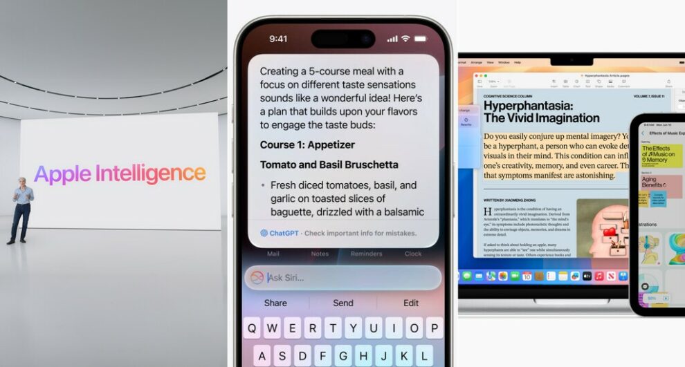 Apple Intelligence, iOS 18, Siri with ChatGPT, macOS 15 Sequoia and everything announced at WWDC2024