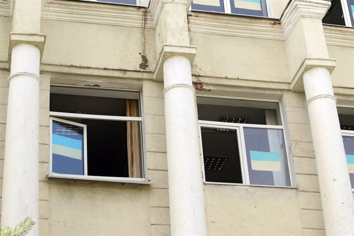 School damaged by Russian attack in Dnipro on June 4