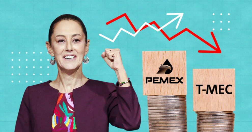 'Claudianomics', between the fiscal deficit, Pemex and the T-MEC