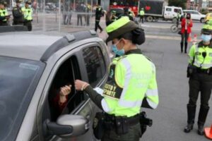 Mobility restriction in Bogotá