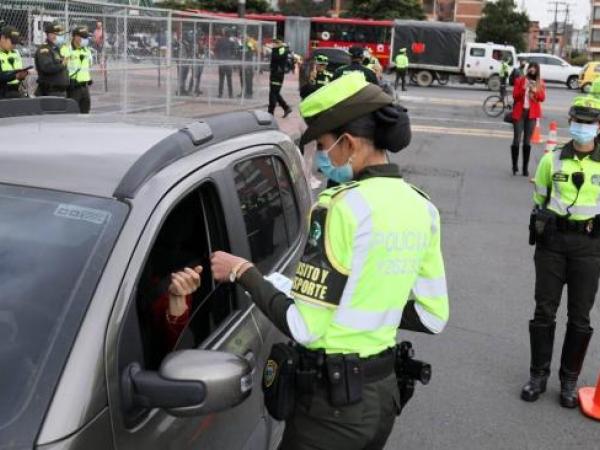 Mobility restriction in Bogotá