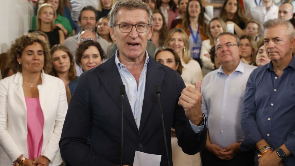 Feijóo reaffirms his leadership of the PP after winning the European elections and is running for the general elections: "We will govern"