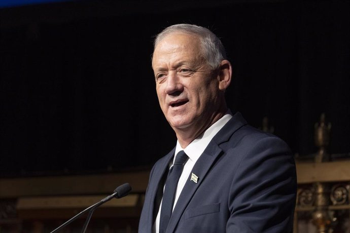 Archive - The 'number two' of the Israeli war cabinet, Benny Gantz