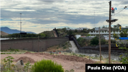 View of the southwest US border from the Tucson, Arizona sector, on June 25, 2024.