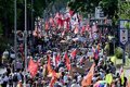 Massive protest against AfD congress in Essen