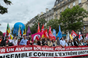 More than 350,000 people protest in France against the rise of the extreme right