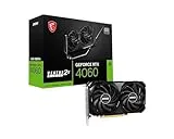 MSI GeForce RTX™ 4060 VENTUS 2X BLACK 8G OC Graphics card -NVIDIA RTX 4060, 8GB GDDR6 memory, 18Gbps, PCIe 4.0, DLSS3