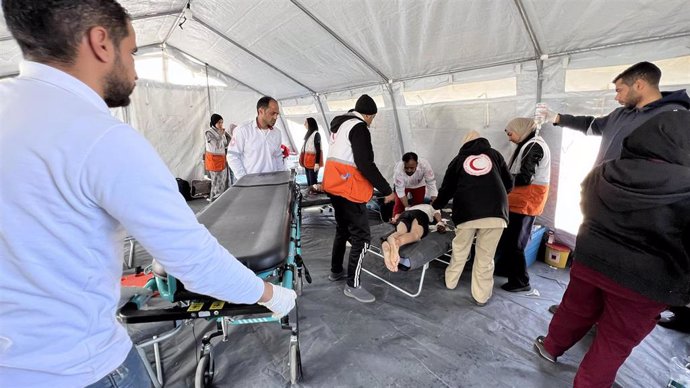 Archive - Palestine Red Crescent Employees in Rafah