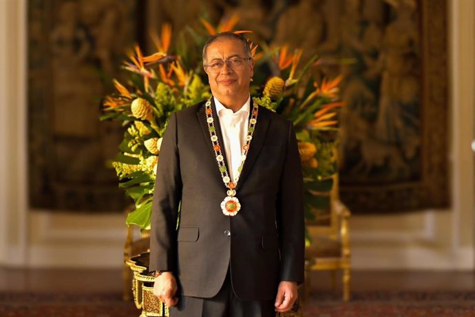 The president of Colombia, Gustavo Petro