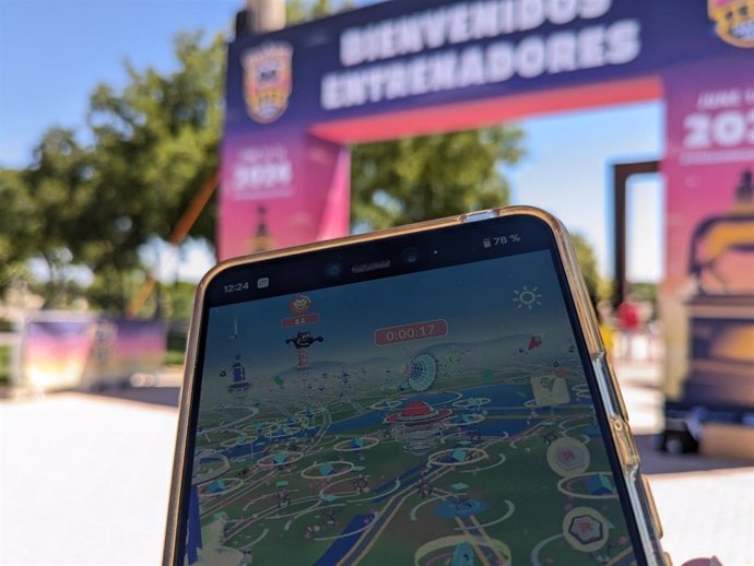 Start of the Pokémon Go Fest Madrid adventure, in the Juan Carlos I Park