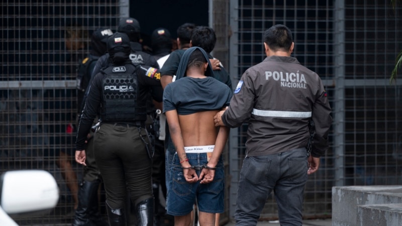 Preventive detention and other measures for 17 accused of organized crime in Ecuador