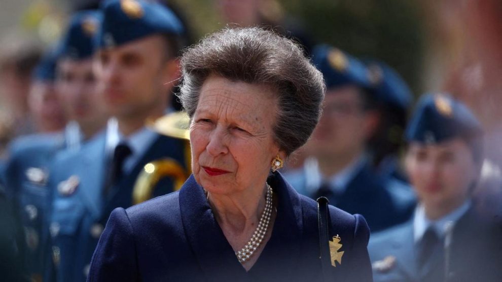 Princess Anne, admitted with minor head injuries after being hit by one of her horses