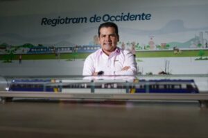 Orlando Santiago Celis, general manager of the railway company