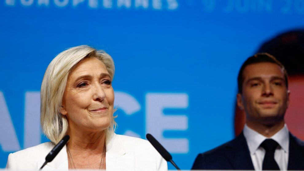 The French right considers running in the legislative elections with Marine Le Pen's party