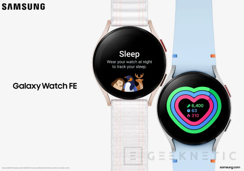 Geeknetic The Samsung Galaxy Watch FE is now official with the Exynos W920 and 1.2 screen" 1