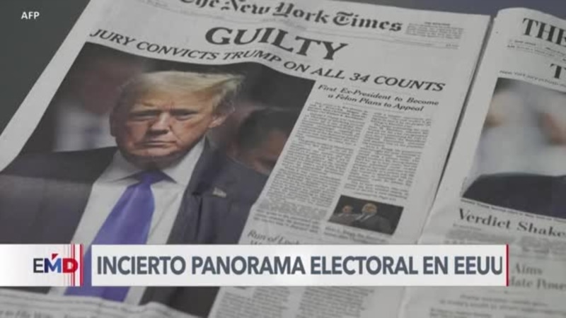 The electoral panorama is uncertain after Trump's guilty verdict