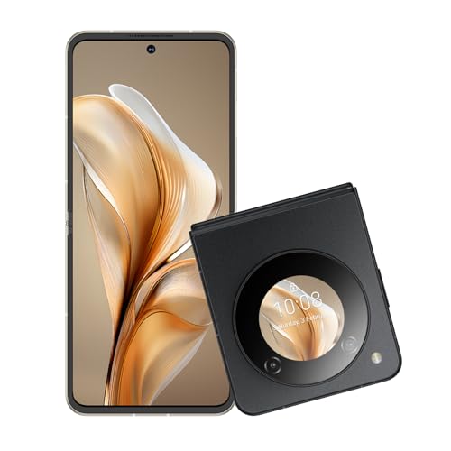 nubia Flip 5G Smartphone Unlocked: Foldable Mobile Phone with Dual Screen, 50 MP Dual AI Camera, Snapdragon 7 Gen1, 4310 mAh, 33W Fast Charging, Android Pocket Phone for Youth