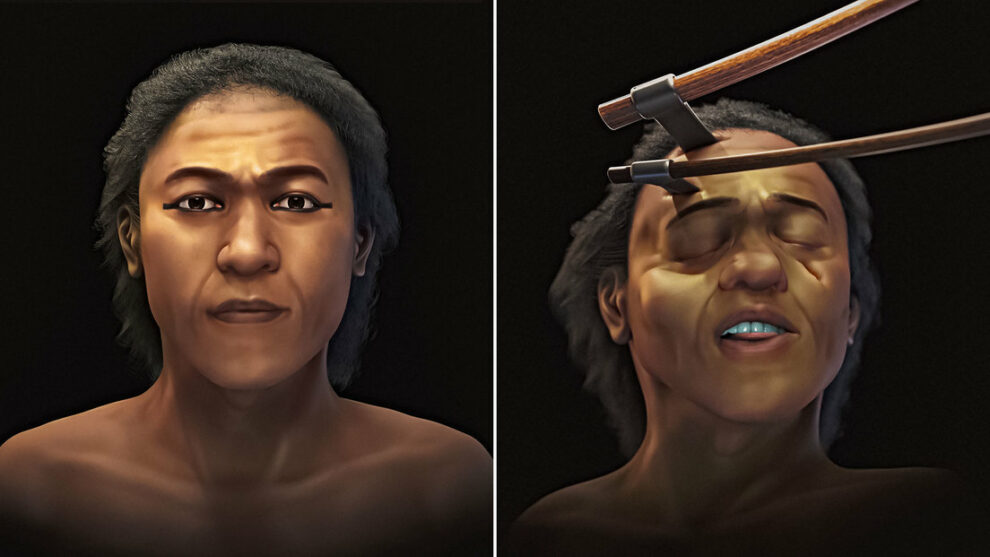 They recreate the face of an Egyptian pharaoh 3,500 years after his brutal murder