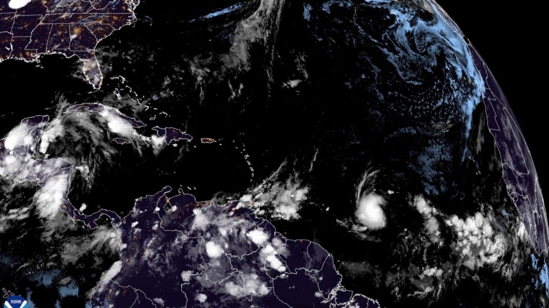 Tropical Storm Beryl is moving towards the southeastern Caribbean and is threatening to become a hurricane