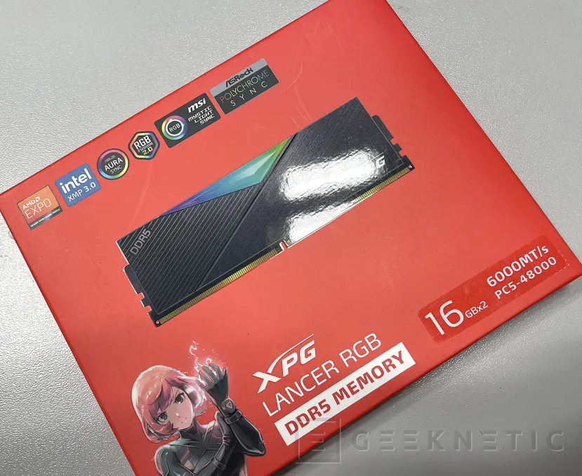 Geeknetic XPG LANCER RGB DDR5 6000 C30 Review 1