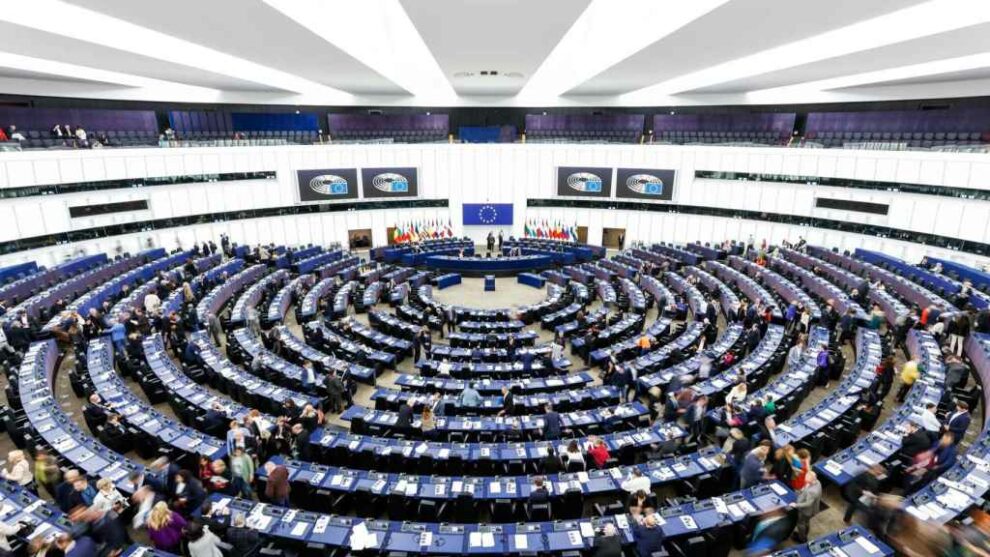 The plenary session of the European Parliament in Strasbourg