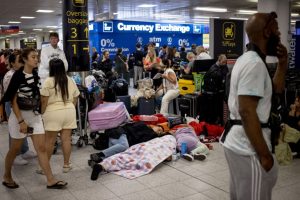 Airlines, banks and TV stations around the world suffer from a power outage