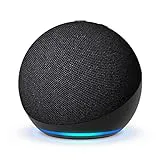 Echo Dot (5th Gen, 2022 model) | Smart WiFi and Bluetooth speaker with Alexa, bigger, wider sound | Charcoal