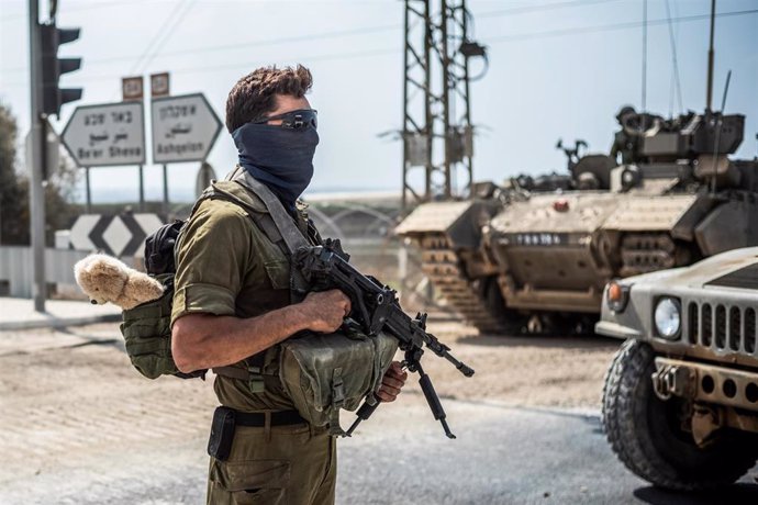 File - File image of a soldier in Israel