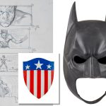 Batman mask and Captain America shield up for auction at Comic-Con