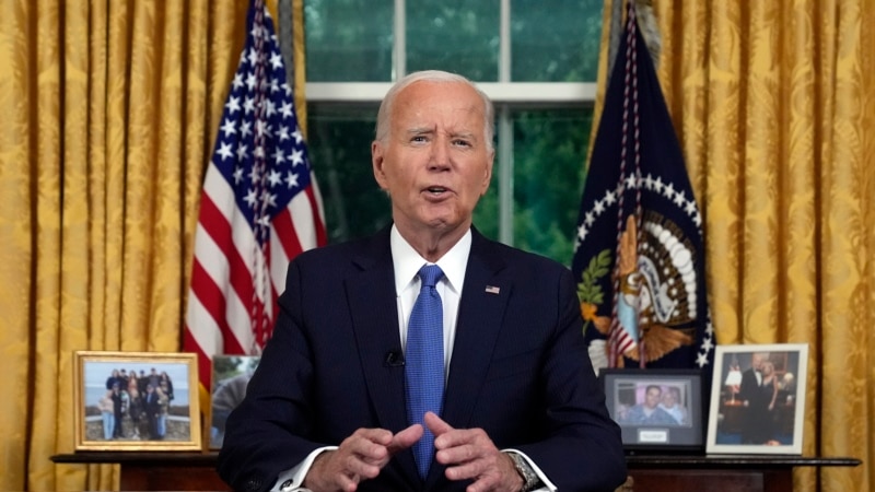 Biden says it's time to pass the torch "to a new generation"