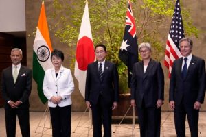 Blinken and envoys from Japan, Australia and India discuss maritime security in Asia-Pacific