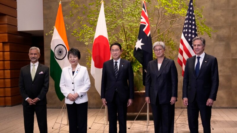 Blinken and envoys from Japan, Australia and India discuss maritime security in Asia-Pacific