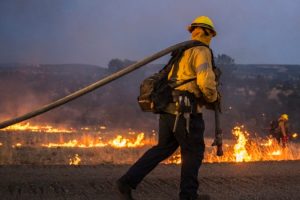 California firefighters make progress as wildfires rage across western US