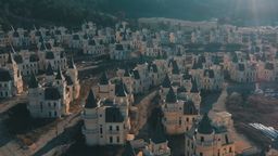 The ghost town with hundreds of abandoned Disney-style castles