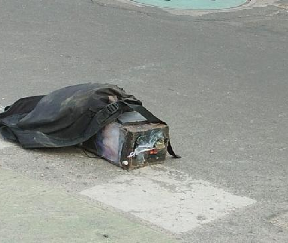 Explosive device found in the town of Teusaquillo, Bogotá