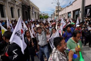 Farmers march against corruption and high food prices